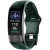 Image de Wirlsweal P11 plus Montre Connectée étanche 096 130 mAh USB ECG + PPG tension artérielle et fréquence cardiaque - Vert
