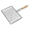 Image de Grille élastique - BARBECOOK - 40 cm - Acier chromé - Bois de bouleau FSC - Durable