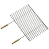 Image de Grille professionnelle 70 - BARBECOOK - Chromée - Bois FSC - Métal