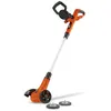 Image de Powerplus Dual Power Désherbeur Téléscopique Batterie POWDPG8060 - 20 V sans Batterie/Chargeur Brosse en Nylon et Acier