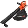 Image de Aspirateur Souffleur Broyeur A Batterie 40v Powdpg75270 - Moteur Brushless - Livré Sans Batterie Ni Chargeur