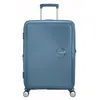 Image de American Tourister Valise gris bleu pour femme et homme - Soundbox Spinner 67 / 24 TSA EXP Trolley Stone Blue 177732