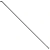 Image de Rayon de vélo Sapim 2/2,3mm en inox à tête coudée avec écrou noir