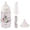 Image de biberon 140 ml avec accessoire AKELA pour chien ou chat - Flamingo