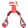 Image de Jouet pour chien - FLAMINGO - Bâton tissé Movas - 55 cm - Rouge et noir - Matériaux non toxiques