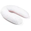 Image de doomoo Coussin Grossesse et Allaitement Buddy coton housse amovible Flower Pink