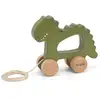 Image de Jouet À Tirer En Bois Mr Dino