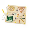 Image de Labyrinthe En Billes De Bois Trixie_baby 25 X 25 Cm Multicolor Bois Certifié Fsc