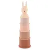 Image de Gobelets Empilables Trixie Baby Mrs. Rabbit 5 Pcs Multicolor Silicone
