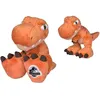 Image de Peluche - Nicotoy - Jurassic World - T-Rex - 46 cm - Orange - Douceur
