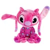 Image de Peluche - SIMBA - Stitch Angel (Noël) - Rose - Licence Disney - Compagnon idéal pour les fêtes