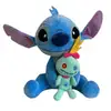 Image de Peluche stitch avec scrump - 50 cm