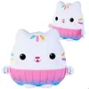 Image de Coussin pour chat - Gabbys Dollhouse - Pandy Paws - 50 cm - Doux - 100% polyester