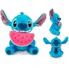 Image de Peluche - DISNEY - Stitch - 25 cm - Design pastèque - 100% Originale - Pour tous âges