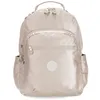Image de kipling Sac à dos beige pour femme - Basic Plus Seoul Backpack Metallic Glow 86458
