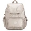 Image de kipling Sac à dos de loisirs beige pour femme - Basic Plus Eyes Wide Open City Pack S Backpack S Metallic Glow 94879