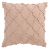 Image de Coussin Déco Carré "losanges" 43x43cm Rose