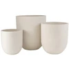 Image de Set De 3 Vases Céramique Blanc Liray
