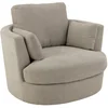 Image de Fauteuil Pivotant Tissu Gris Touki