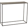 Image de Console Rectangulaire En Métal Noir L 110cm