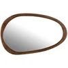 Image de Miroir Mural En Bois "irrégulier" 83cm Marron