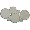 Image de Miroir Mural Design "6 Ronds" 57cm Argent