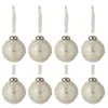 Image de Lot De 8 Boules De Noël "serenity" 6cm Argent