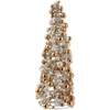 Image de Statuette Déco "mini Boules" 45cm Or & Ecru