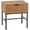 Image de Table D'appoint 1 Tiroir Bois Clair Margot L 47.5cm
