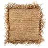 Image de Coussin Déco "raphia" 45x45cm Naturel