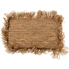 Image de Coussin Déco "raphia" 30x50cm Naturel