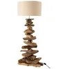 Image de Lampe à Poser Design Bois Flotté 90cm Naturel