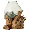 Image de Vase sur pied design gamal 50cm naturel