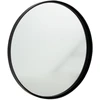 Image de Miroir Mural Rond Design "bord Métal" 60cm Noir