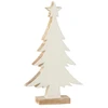 Image de Sapin De Noël En Bois "manguier" 32cm Blanc