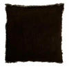 Image de Coussin Déco "franges Velours" 45x45cm Vert