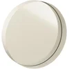 Image de Miroir Mural Rond Déco "bord Métal" 30cm Blanc