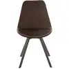 Image de Chaise Design Ruda   Élégance Sobre Et Confort Au Quotidien-marron