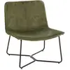 Image de Chaise Lounge Métal Vert Livia L 71cm