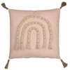 Image de Coussin Déco "arc-en-ciel" 40x40cm Rose