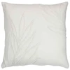 Image de Coussin Déco "feuilles Ii" 43x43cm Blanc