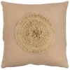 Image de Coussin Carré Déco "soleil" 43x43cm Beige