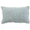 Image de Coussin Déco "dentelles" 30x50cm Bleu