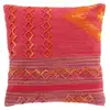 Image de Coussin déco joyeux ethnic 45x45cm rose & violet 23138