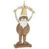 Image de Père Noël Déco "ho Ho Ho" 40cm Naturel & Or