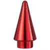 Image de Sapin De Noël En Verre "led" 19cm Rouge