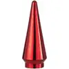 Image de Sapin De Noël En Verre "led" 34cm Rouge