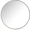 Image de Miroir Mural Rond Alicia 90cm Noir