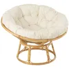 Image de Fauteuil en Rotin & Coussin Céline 115cm Naturel
