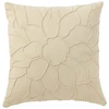 Image de Coussin Déco "fleur" 43x43cm Blanc